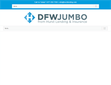 Tablet Screenshot of dfwjumbo.com